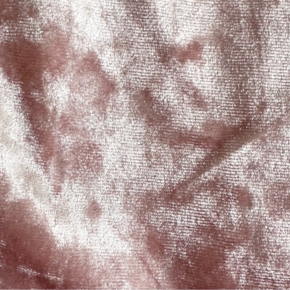 Blush Velvet baby 6 months outfit infant jumpsuit with headpiece baby girl - Picture 9 of 12